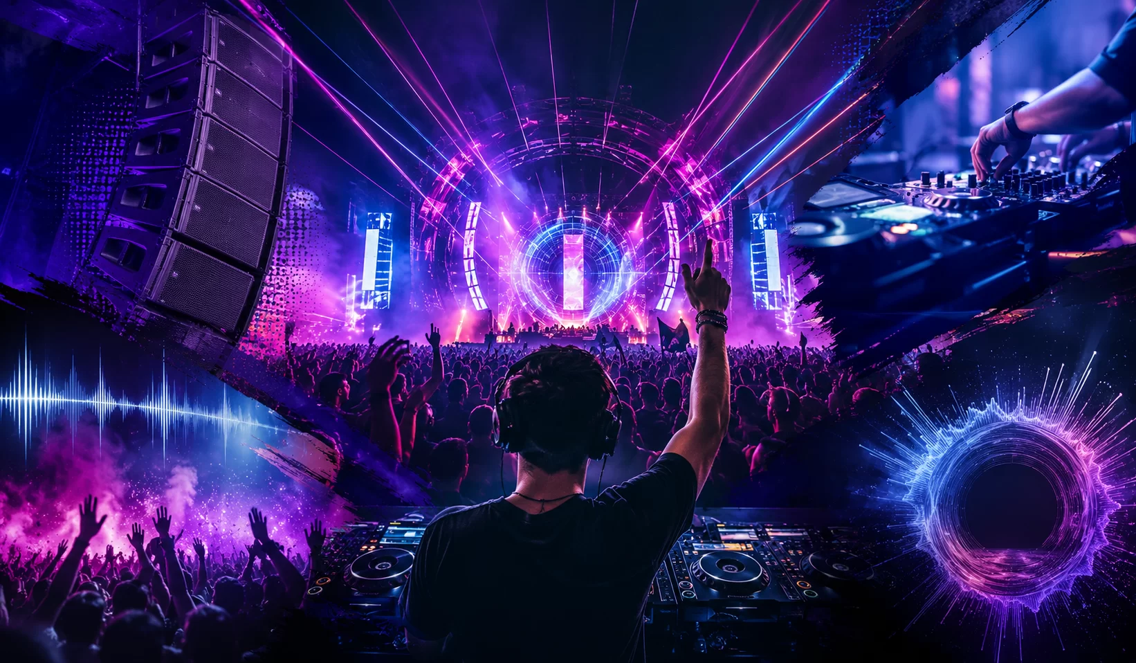 Festivales de música electrónica: cómo inspirarte para crear contenido y playlists