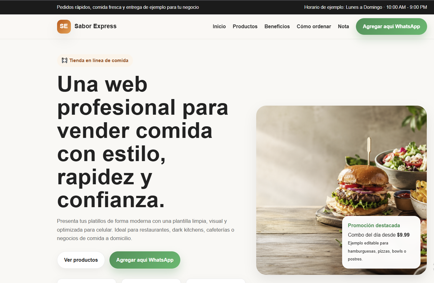 Restaurante Comida Rapida